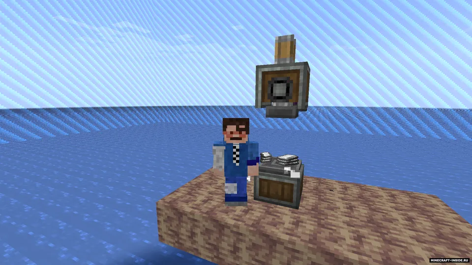 One block with create survival — Minecraft xarita, rasm 4