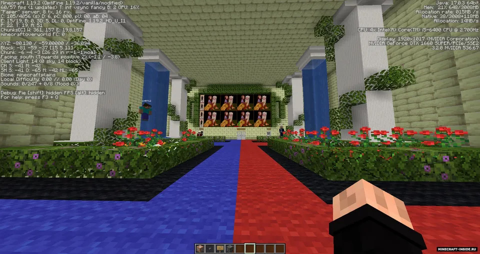 The first card of two buffoons — Minecraft xarita, rasm 2