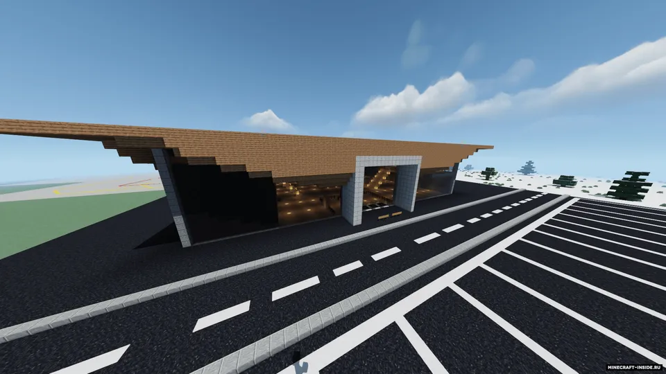 Perm aeroporti "Bolshoye Savino" — Minecraft xarita, rasm 6