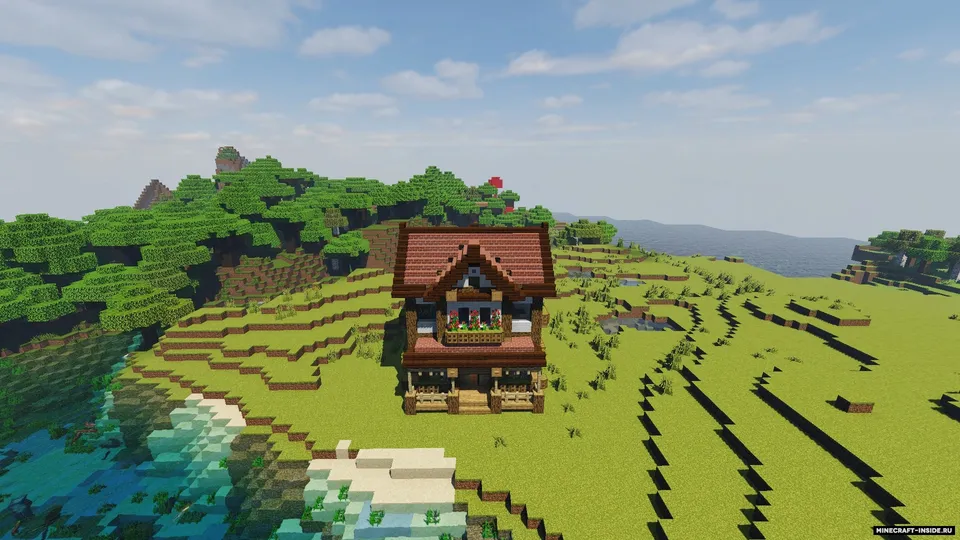 Daryo bo'yidagi uy — Minecraft xarita, rasm 2
