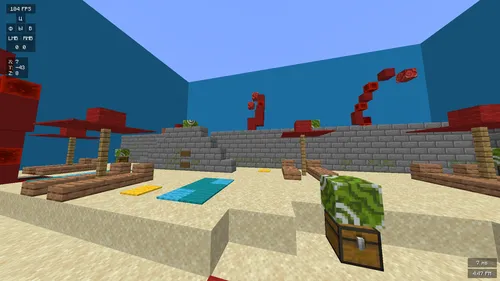Glass Beach CTM — Minecraft xarita, rasm 1