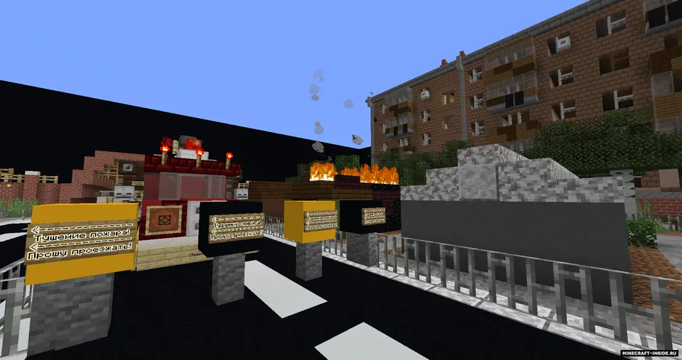 2000-yillardagi rus hovlisi — Minecraft xarita, rasm 2