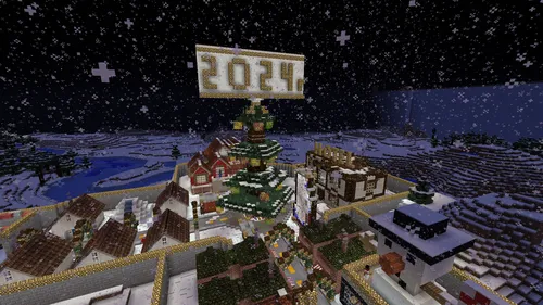 Qishki dunyo / Mo'jizalar mamlakati — Minecraft xarita, rasm 1