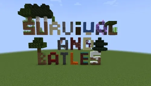 Survival and Battles — Minecraft xarita, rasm 1