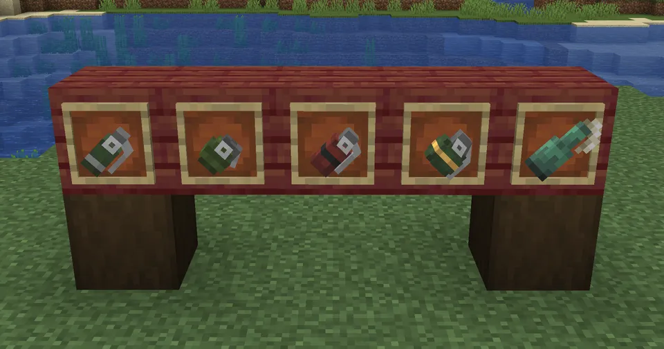 Grenades a Dozen — Minecraft mod, rasm 2