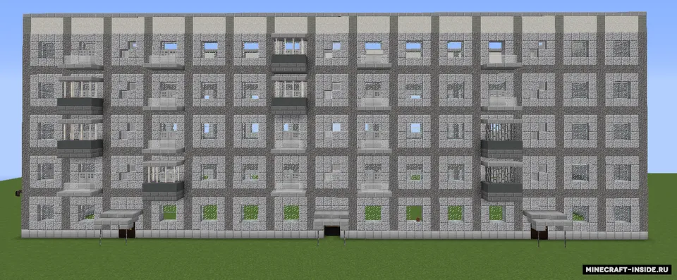 Tipik SSSR panel uyi — Minecraft xarita, rasm 2