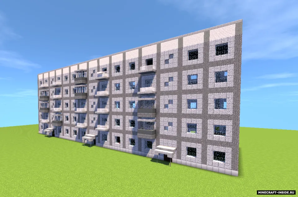 Tipik SSSR panel uyi — Minecraft xarita, rasm 3