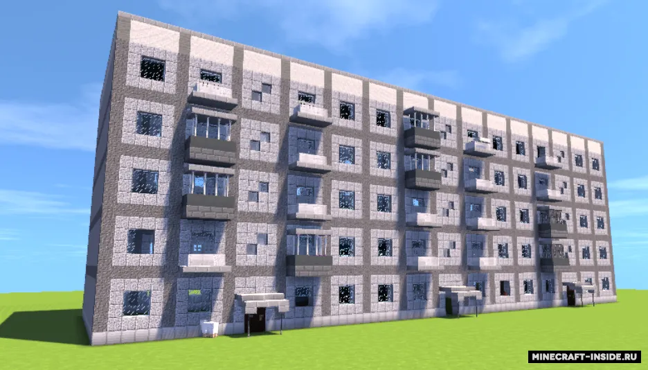 Tipik SSSR panel uyi — Minecraft xarita, rasm 6