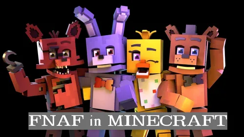 Freddy Fazbear Minecraftni zabt etmoqda — Minecraft xarita, rasm 1