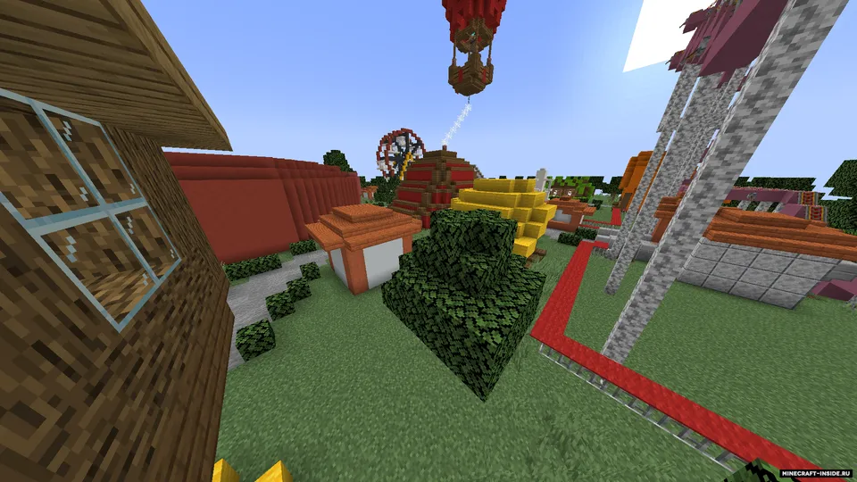 Ustunlar: Istirohat bog'i — Minecraft xarita, rasm 2