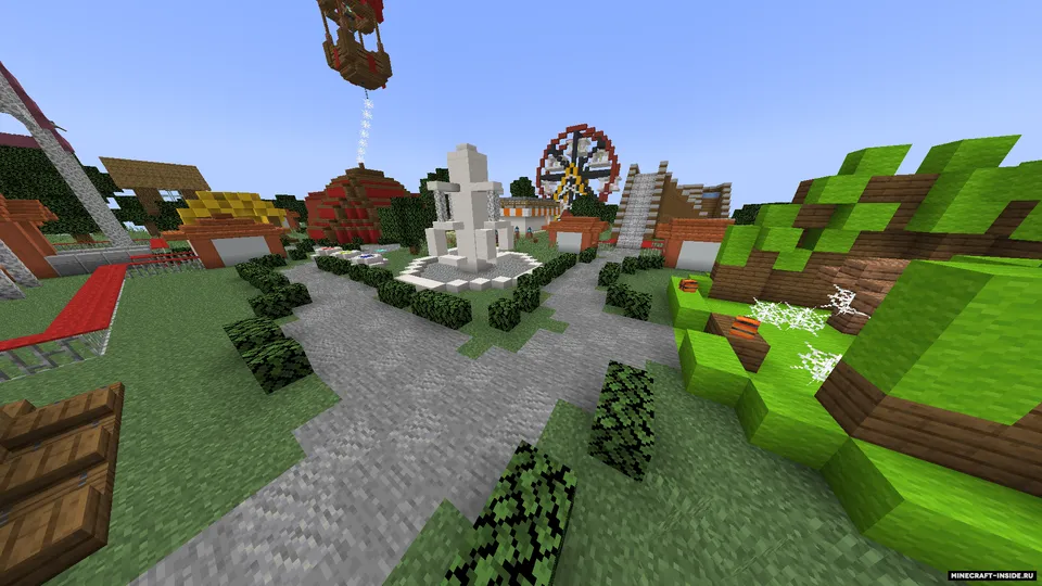 Ustunlar: Istirohat bog'i — Minecraft xarita, rasm 4