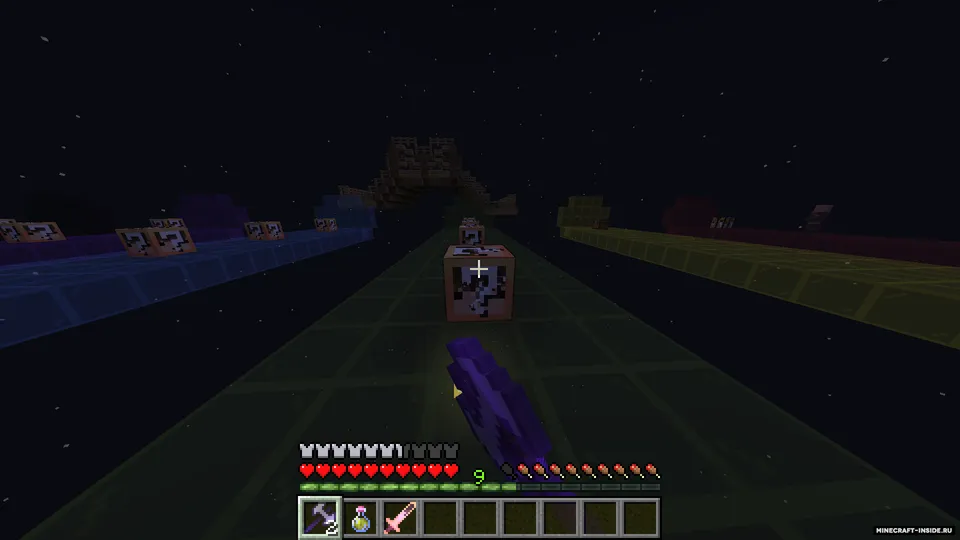 Lucky poyga: Tages — Minecraft xarita, rasm 2