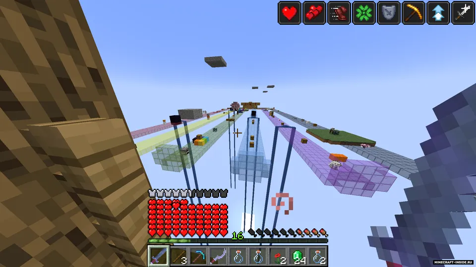 Lucky poyga: Tages — Minecraft xarita, rasm 5