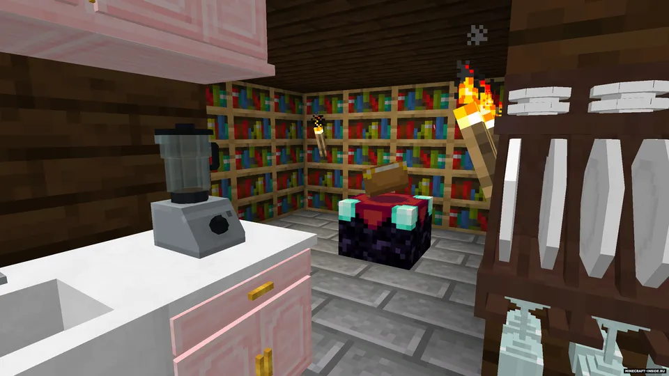 Yer ostidagi uy — Minecraft xarita, rasm 2