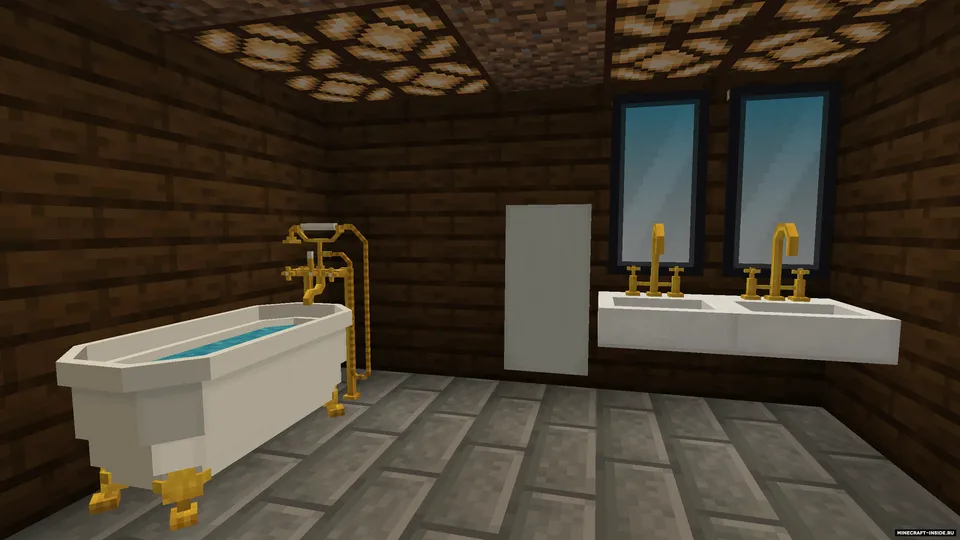 Yer ostidagi uy — Minecraft xarita, rasm 5