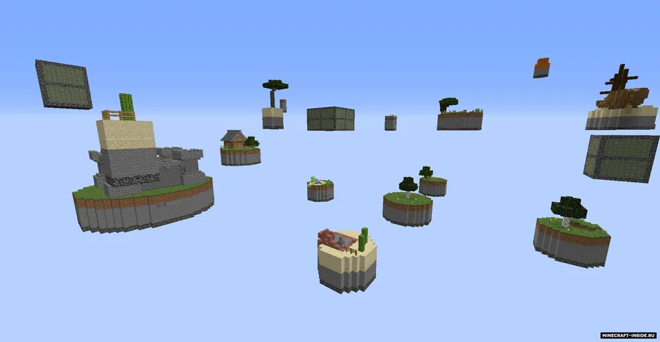 SkyBlock: A small island kingdom — Minecraft xarita, rasm 4