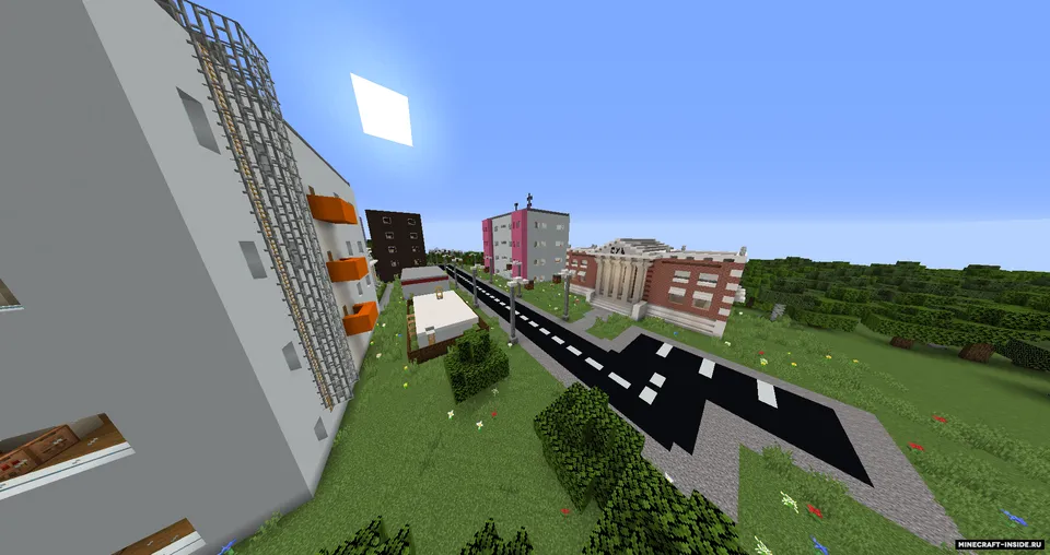 Metro bor kichik shahar — Minecraft xarita, rasm 2