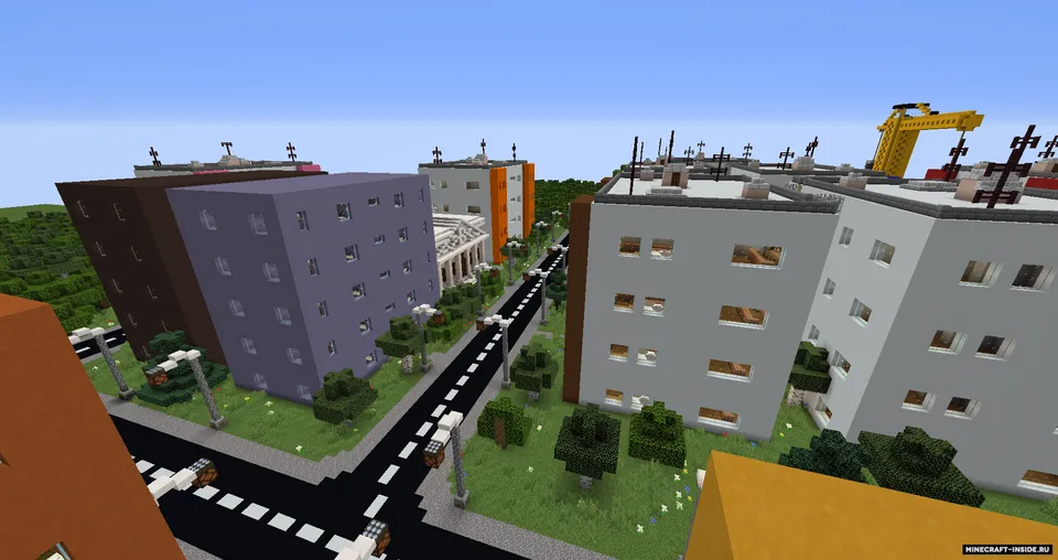 Metro bor kichik shahar — Minecraft xarita, rasm 5