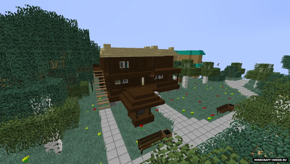 Biryuza dam olish bazasi — Minecraft xarita, rasm 5