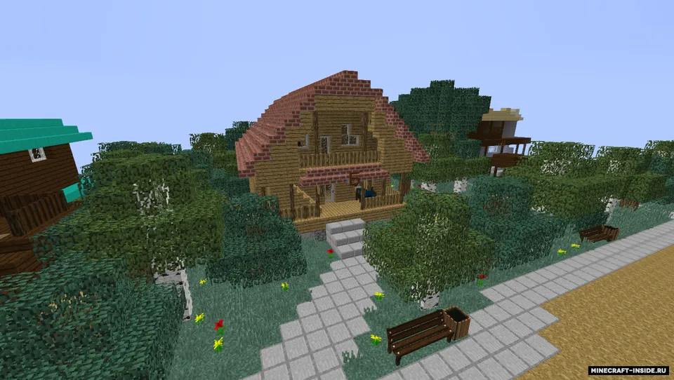 Biryuza dam olish bazasi — Minecraft xarita, rasm 6