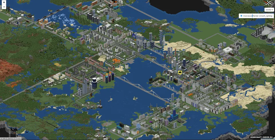 Tilki shahri (Fox-Land) — Minecraft xarita, rasm 3