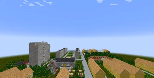 Kiselevsk rus shahri — Minecraft xarita, rasm 1