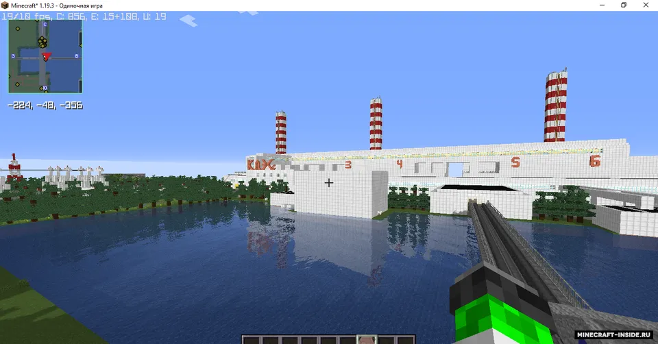Kiselevsk rus shahri — Minecraft xarita, rasm 2