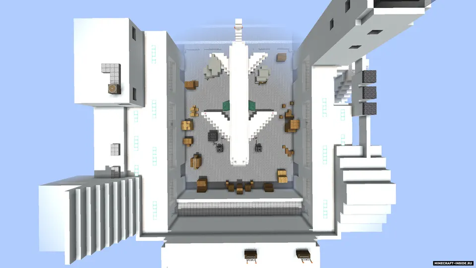 Airport - 10v10, 5v5 — Minecraft xarita, rasm 2