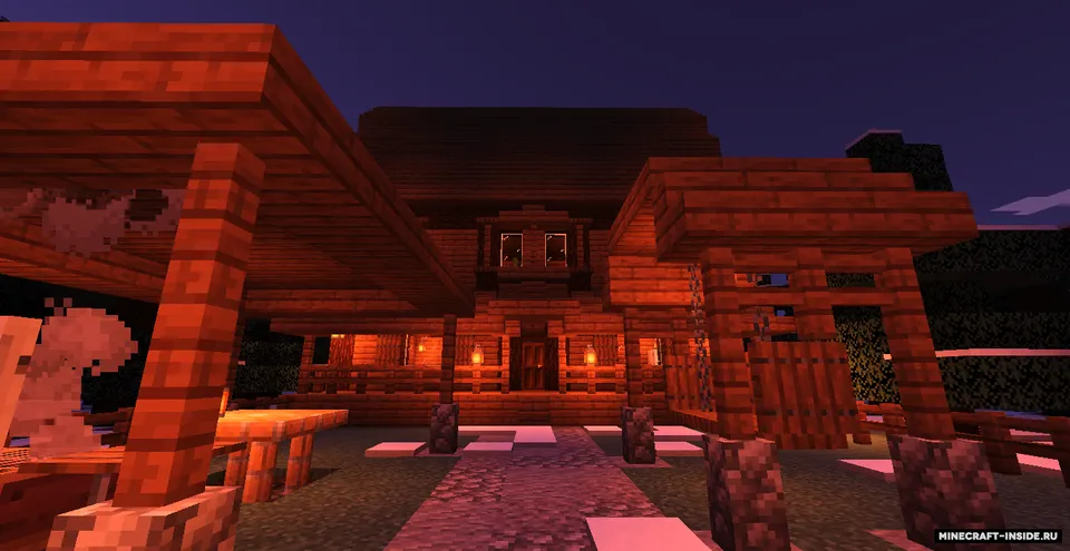 O'rmondagi qishki uy — Minecraft xarita, rasm 2