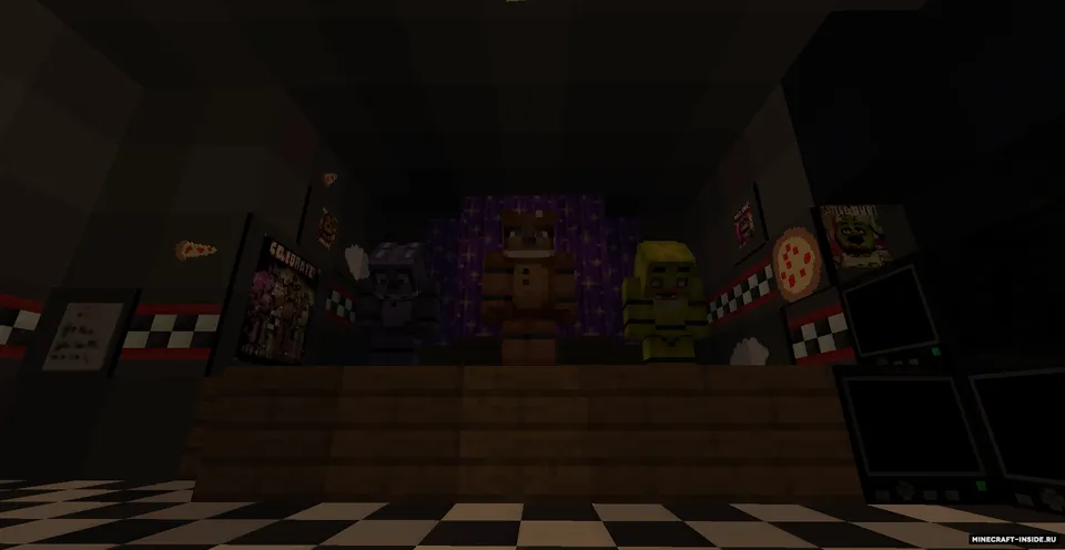 Pizzeriyada bir kun (FNAF) — Minecraft xarita, rasm 5
