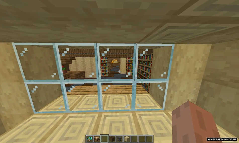 Hide and seek wits secret rooms — Minecraft xarita, rasm 3