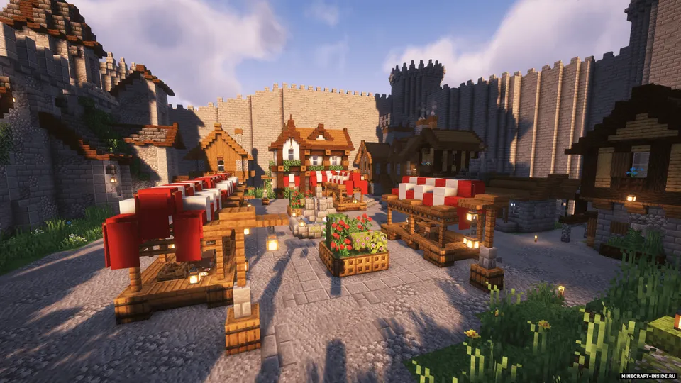 Minecraft castle on the mountain — Minecraft xarita, rasm 2