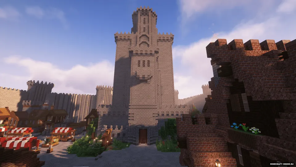 Minecraft castle on the mountain — Minecraft xarita, rasm 3
