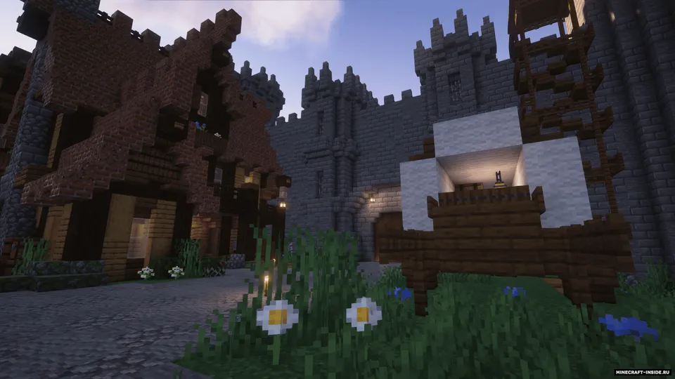Minecraft castle on the mountain — Minecraft xarita, rasm 4