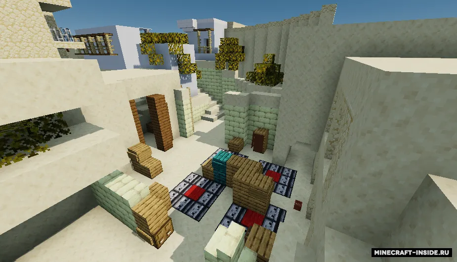Sandstone - o'qotar qurolli PvP — Minecraft xarita, rasm 4