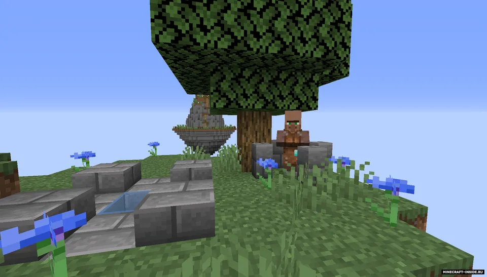 Bedwars "Tepaliklar" — Minecraft xarita, rasm 2