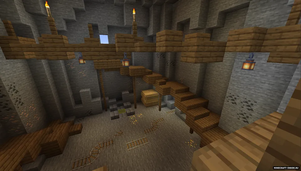 Bedwars "Tepaliklar" — Minecraft xarita, rasm 3