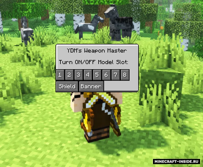YDM's Weapon Master — Minecraft mod, rasm 3