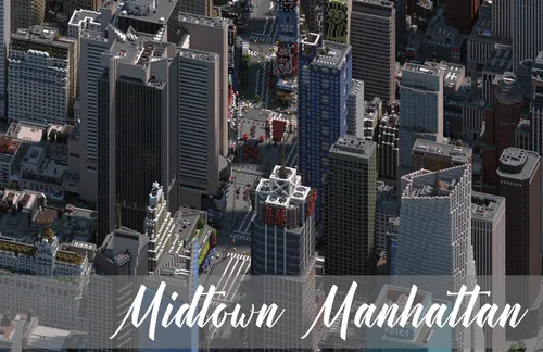 Midtown Manhattan New York City — Minecraft xarita, rasm 1