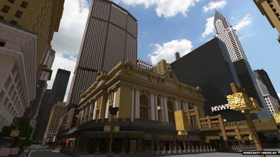 Midtown Manhattan New York City — Minecraft xarita, rasm 2