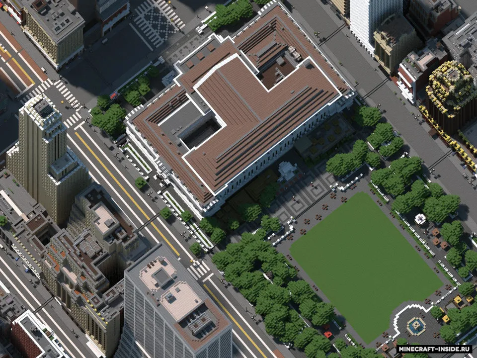 Midtown Manhattan New York City — Minecraft xarita, rasm 4