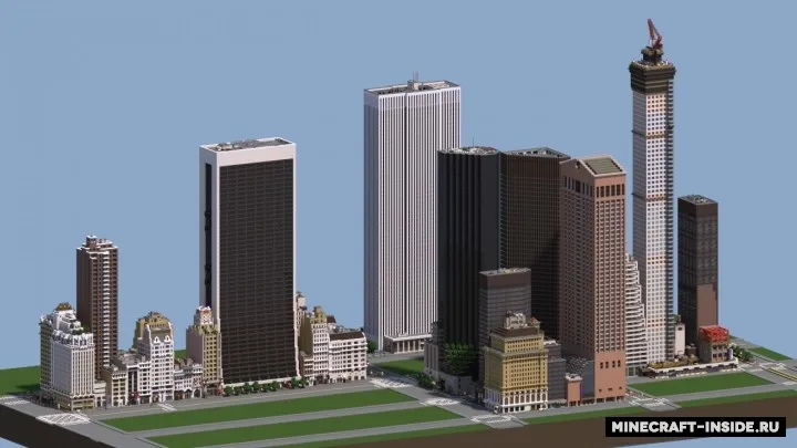 Midtown Manhattan New York City — Minecraft xarita, rasm 5