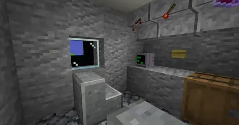 Lunar lander in Minecraft