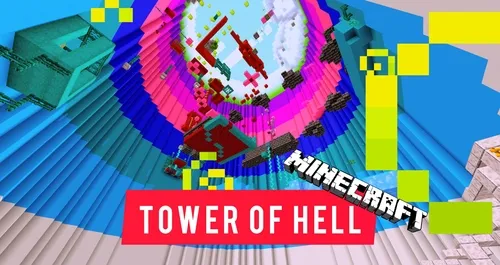 Tower of Hell / Do'zax minorasi — Minecraft xarita, rasm 1