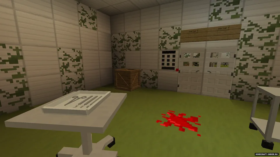 T-Virus: 4-bob - 404-missiya — Minecraft xarita, rasm 3