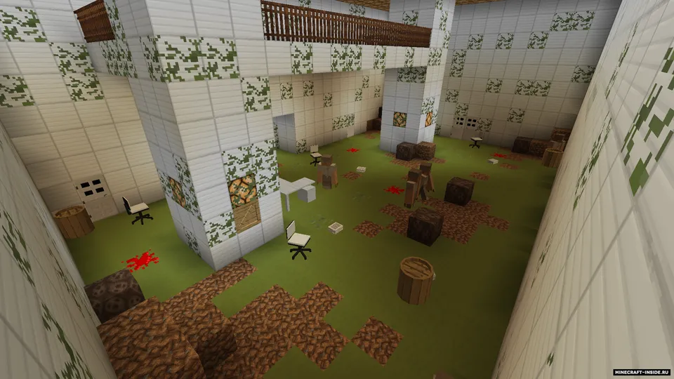 T-Virus: 4-bob - 404-missiya — Minecraft xarita, rasm 4