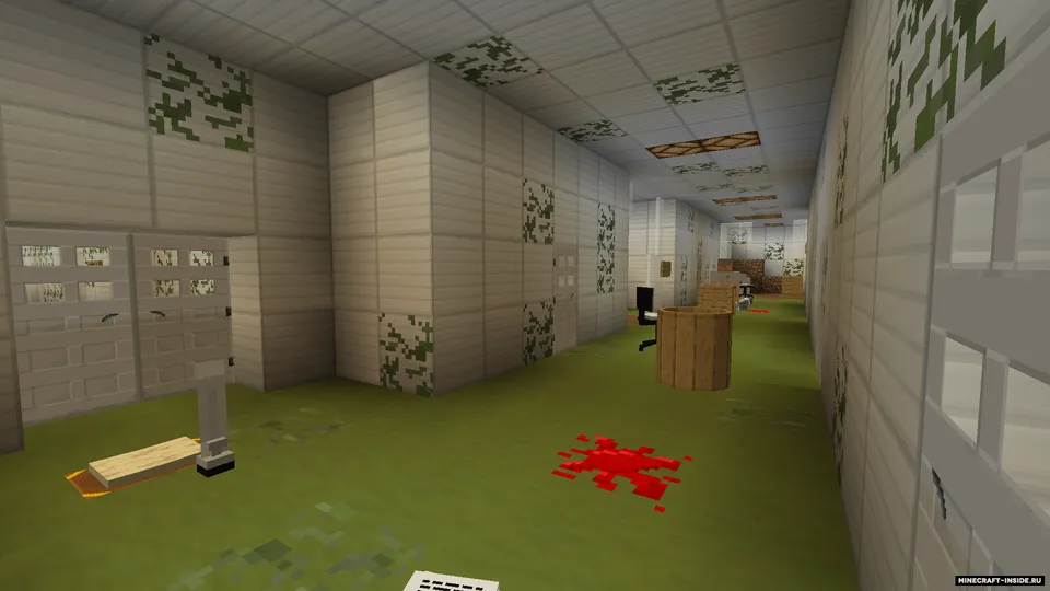 T-Virus: 4-bob - 404-missiya — Minecraft xarita, rasm 5