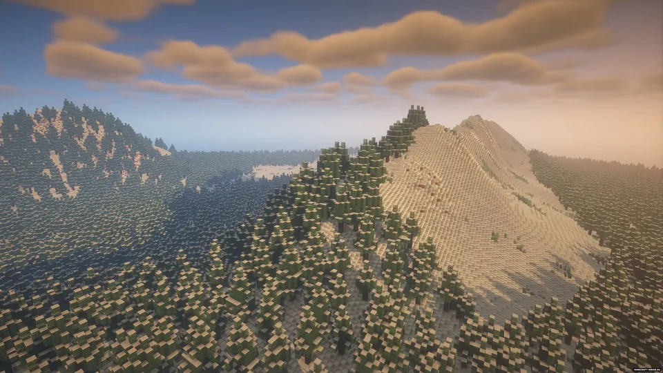 Snow Valley — Minecraft xarita, rasm 2