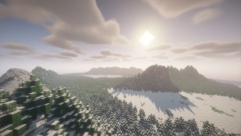 Snow Valley — Minecraft xarita, rasm 5