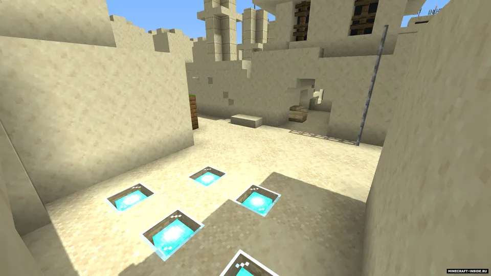 Sandtown - 5v5, 4v4 — Minecraft xarita, rasm 2